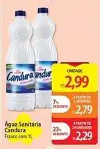 Atacadão Candura - água sanitária oferta