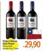 Atacadão Gato negro - vinho chileno oferta
