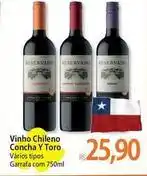 Atacadão Concha y toro - vinho chileno oferta