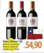 Atacadão Reserva - vinho chileno 120 oferta