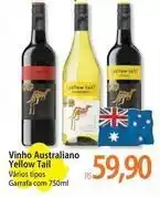 Atacadão Yellow - vinho australiano tail oferta