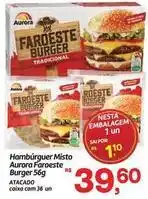 Fort Atacadista Aurora - hambúrguer misto faroeste burger 56g oferta