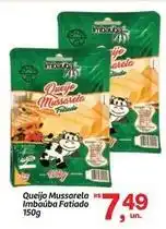Fort Atacadista Imbaúba - queijo mussarela imbaibababa fatiado oferta