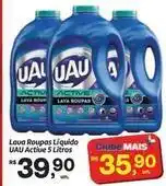 Fort Atacadista Uau - lava roupas líquido active 5 litros oferta