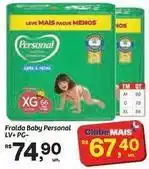 Fort Atacadista Personal - fralda baby lv+ pg oferta
