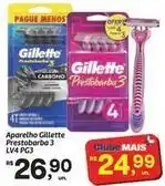 Fort Atacadista Gillette - aparelho prestobarba 3 oferta