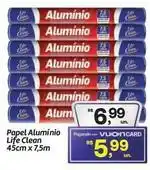 Fort Atacadista Life clean - papel alumínio oferta