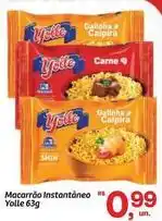 Fort Atacadista Yolle - macarrão instantâneo oferta