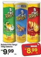 Fort Atacadista Tony´s - batata frita 100g sabores oferta