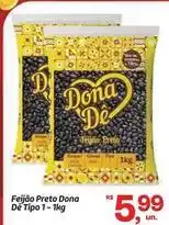 Fort Atacadista Dona dê - feijão preto oferta