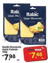 Fort Atacadista Italac - queijo mussarela fatiada oferta