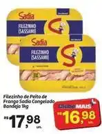 Fort Atacadista Sadia - filezinho de peito de frango congelado bandeja oferta