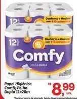 Fort Atacadista De - papel higienico comfy folha dupla oferta