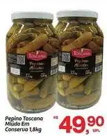 Fort Atacadista Pepino toscana miudo em conserva oferta