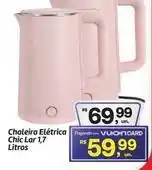 Fort Atacadista Chic - chaleira eléctrica lar 1,7 litros oferta