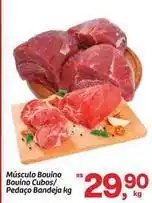 Fort Atacadista Bovino - músculo bovino bovino cubos/ pedaco oferta