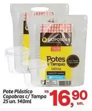 Fort Atacadista Copobras - pote plástico oferta