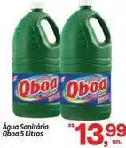 Fort Atacadista Qboa - água sanitária oferta