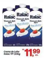 Fort Atacadista Italac - creme de leite oferta