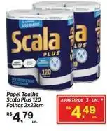 Fort Atacadista Scala - papel toalha folhas oferta