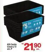 Fort Atacadista Coza - kit cesta c/5 un. p oferta