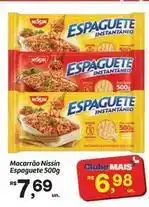 Fort Atacadista Nissin - macarrão espaguete oferta