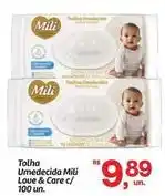 Fort Atacadista Mili - tolha umedecida love & care c/ 100 un oferta