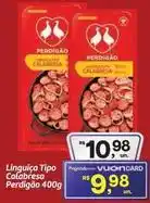 Fort Atacadista Perdigão - linguiça tipo calabresa oferta