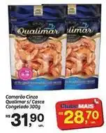 Fort Atacadista Qualimar - camarão cinza s/casca congelado oferta