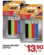 Fort Atacadista Leve - isqueiro bic mini lv4 pg3 oferta
