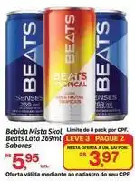 Fort Atacadista Skol - bebida mista beats lata oferta