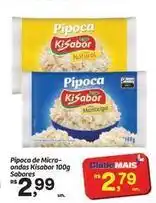 Fort Atacadista Kisabor - pipoca de micro ondas oferta