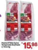 Fort Atacadista Paleta d'tália suína temperada resfriada c/osso oferta