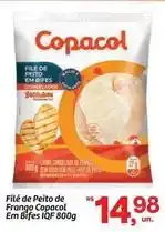 Fort Atacadista Copacol - filé de peito de frango em bifes iqf 800g oferta