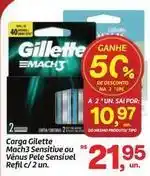 Fort Atacadista Gillette - carga mach3 sensitive ou venus pele sensível oferta