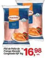 Fort Atacadista Macedo - filé de peito de frango congelado iqf 1kg oferta