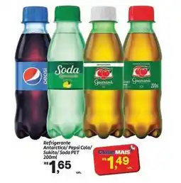 Fort Atacadista Pepsi - refrigerante antarctrica/ cola/sukita/soda pet oferta