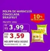 Assaí Atacadista Brasfrut - polpa de maracujá congelada oferta