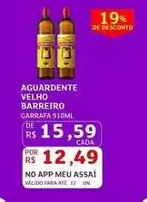Assaí Atacadista Barreiro - aguardente velho oferta