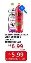 Assaí Atacadista Vibe - bebida energetica sabores (exceto tradicional) oferta