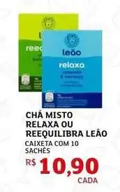 Assaí Atacadista Leão - chá misto relaxa ou reequilibra oferta