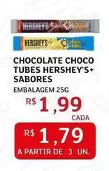 Assaí Atacadista Hershey´s - chocolate choco tubes sabores oferta