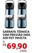 Assaí Atacadista Inox - garrafa termica com pressão air pot invicta oferta