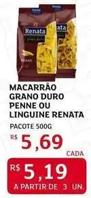 Assaí Atacadista Renata - macarrão grano duro penne ou linguine oferta