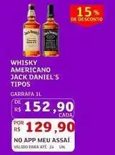Assaí Atacadista Jack daniel´s - whisky americano oferta