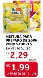 Assaí Atacadista Vono - mistura para preparo de sopa oferta