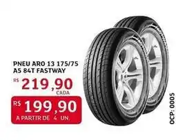 Assaí Atacadista Aro - pneu 13 175/75 a5 84t fastway oferta