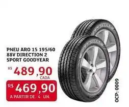 Assaí Atacadista Goodyear - pneu aro 15 195/60 88v direction 2 sport oferta