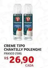 Assaí Atacadista Polenghi - creme tipo chantilly oferta