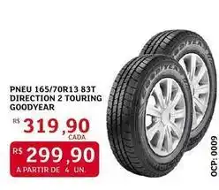 Assaí Atacadista Goodyear - pneu 165/70r13 83t direction 2 touring oferta